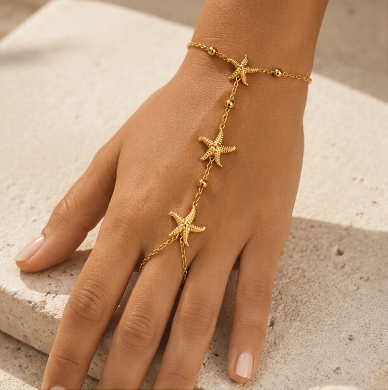 Portofino – Chaîne de main Étoiles de mer