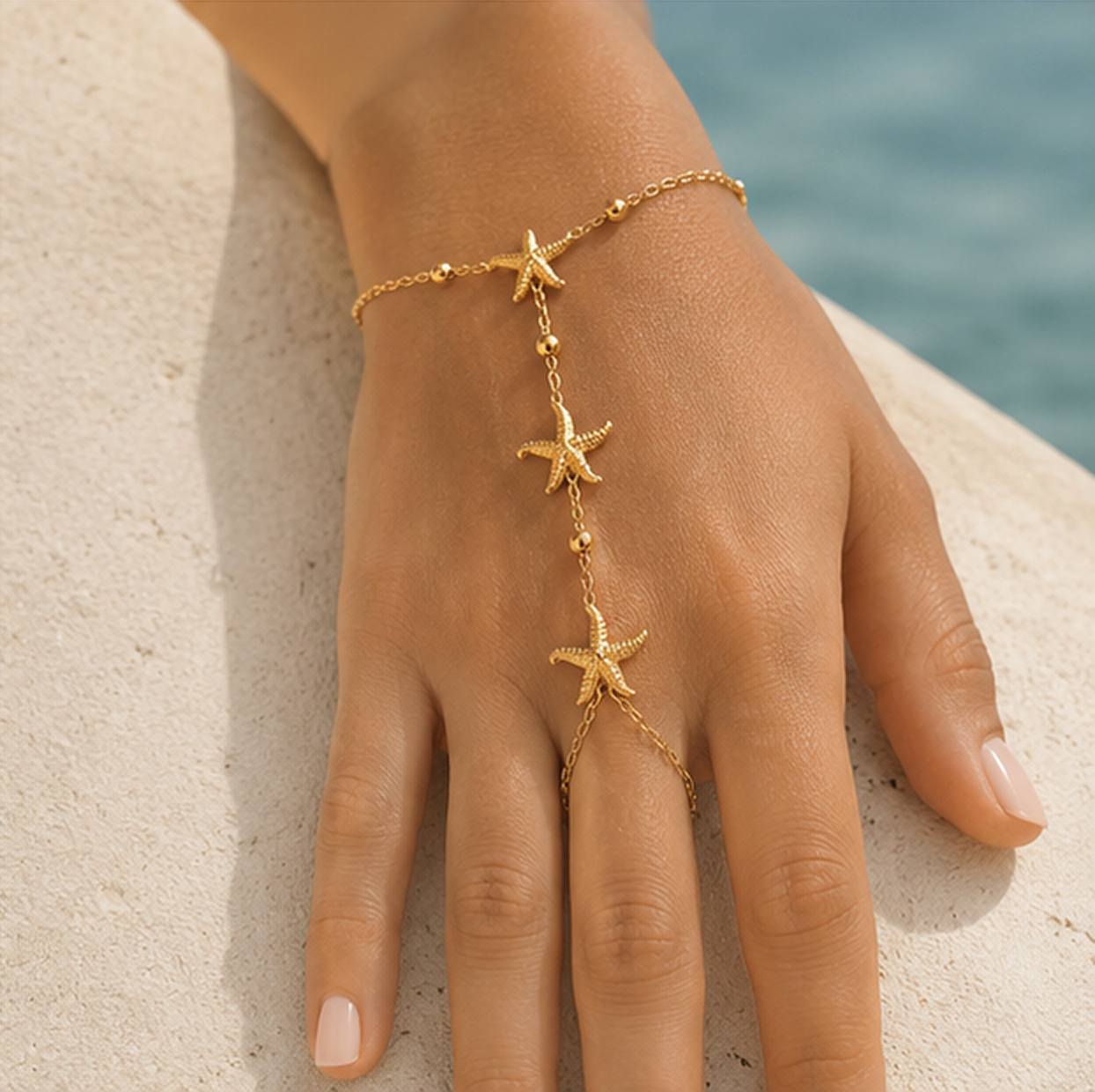 Portofino – Chaîne de main Étoiles de mer