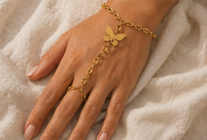 Mariposa – Chaîne de main Papillon